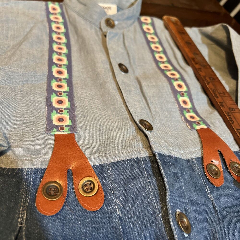 Vintage 80s 90s Gitano Denim Overalls One Piece 4T Boys  90s Outfit Romper